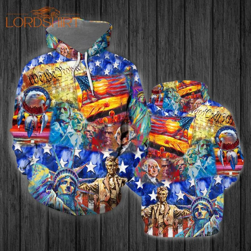 4th Of July My Patriotic Heart Beats Independence Day 3d All Over Print