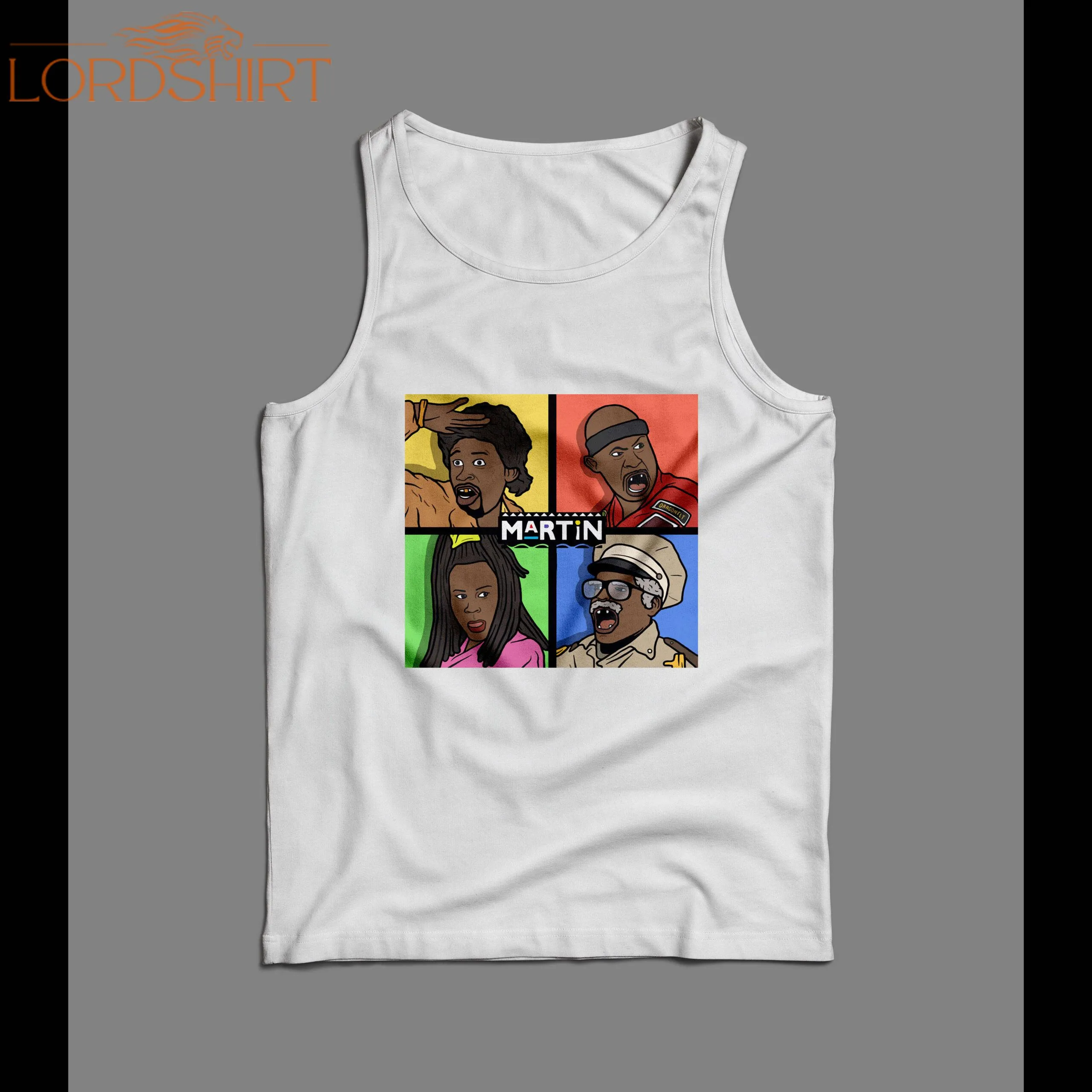 90s Sitcom Martin Multi Characters Custom Art Men's Tank Top