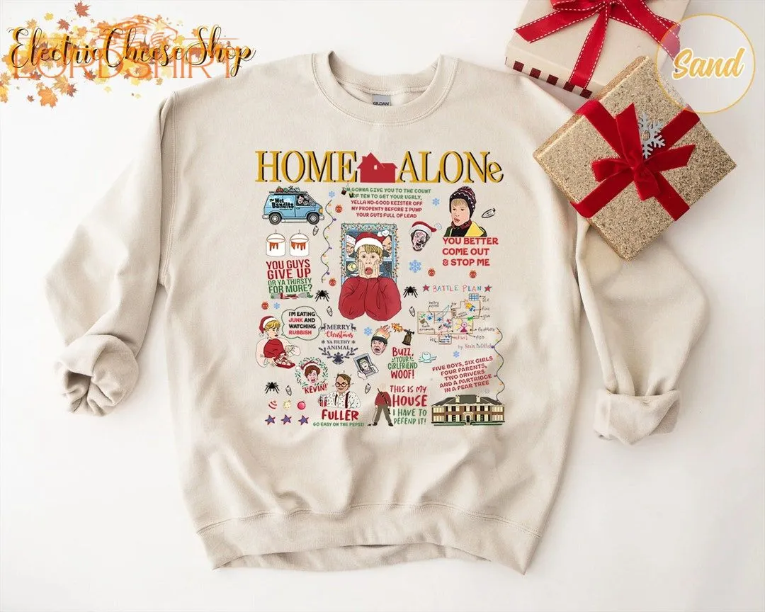 All The Home Alone Sweatshirt Wet Bandits Tshirt 90s