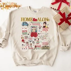 All The Home Alone Sweatshirt Wet Bandits Tshirt 90s