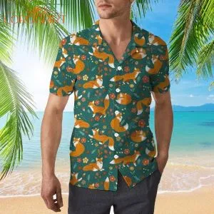 Amazing Jungle Foxes Hawaiian Shirt