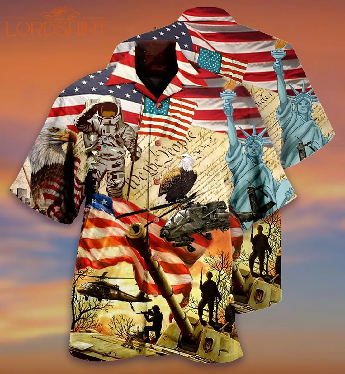 America Independence Day Hawaiian Shirt