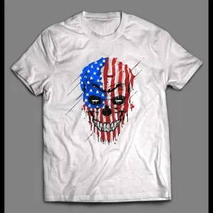 American Badass Skull High Quality Shirt