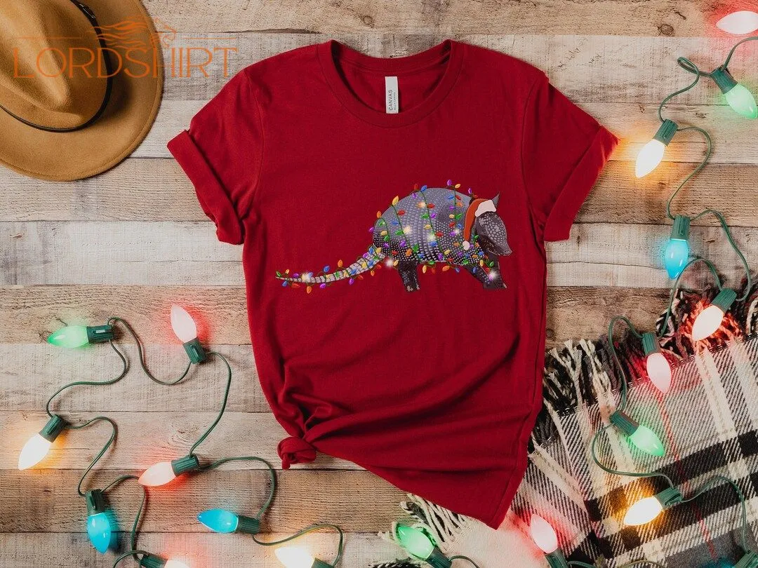 Armadillo Christmas Shirt Texas Ugly Christmas T-shirt