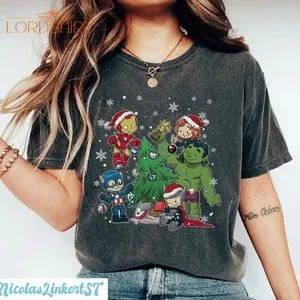 Avengers Christmas Comfort Colors Shirt Disneyland Christmas