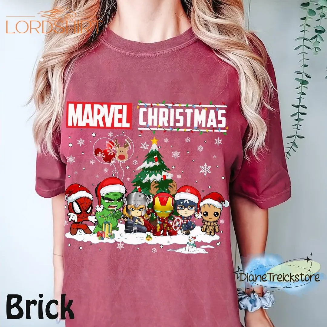 Avengers Christmas Shirt Marvel Christmas Shirt Team