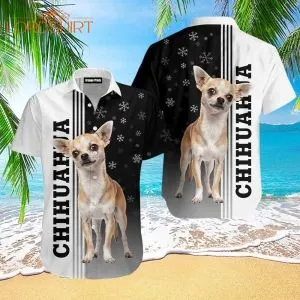 Awesome Chihuahua Dog Aloha Hawaiian Shirt