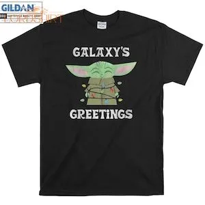 Baby Yoda The Mandalorian Christmas T-shirt Hoody Kids Child