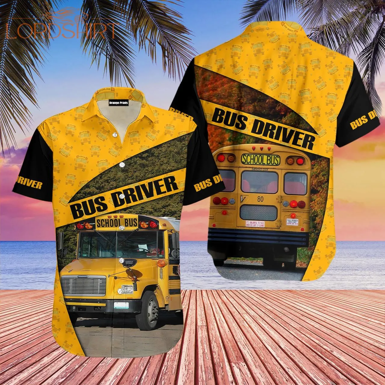 Back To School Bus Driver Hawaiian Shirt