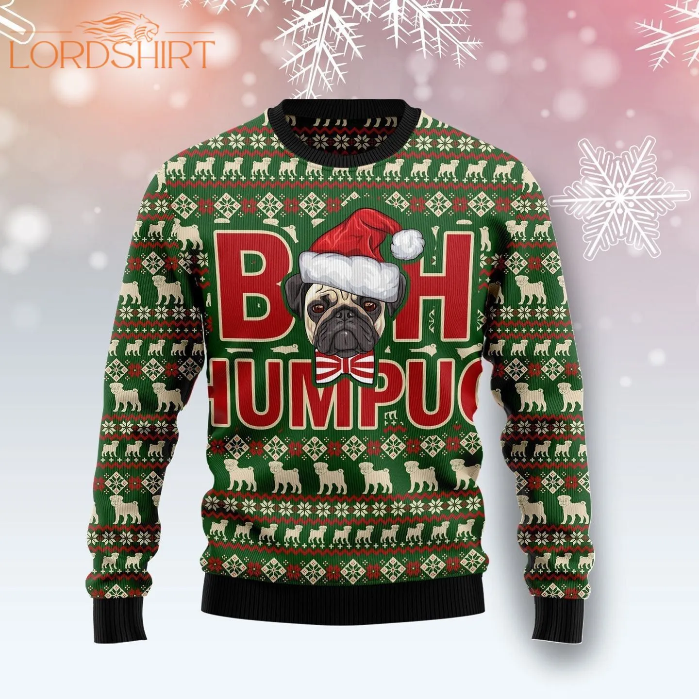 Bah Humpup Funny Ugly Christmas Sweater