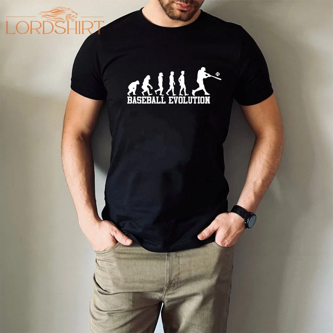 Baseball Evolution Shirt Baseball Lover T-shirt Football