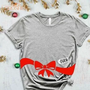 Best Present Ever T-shirt Christmas Maternity Shirt Funny