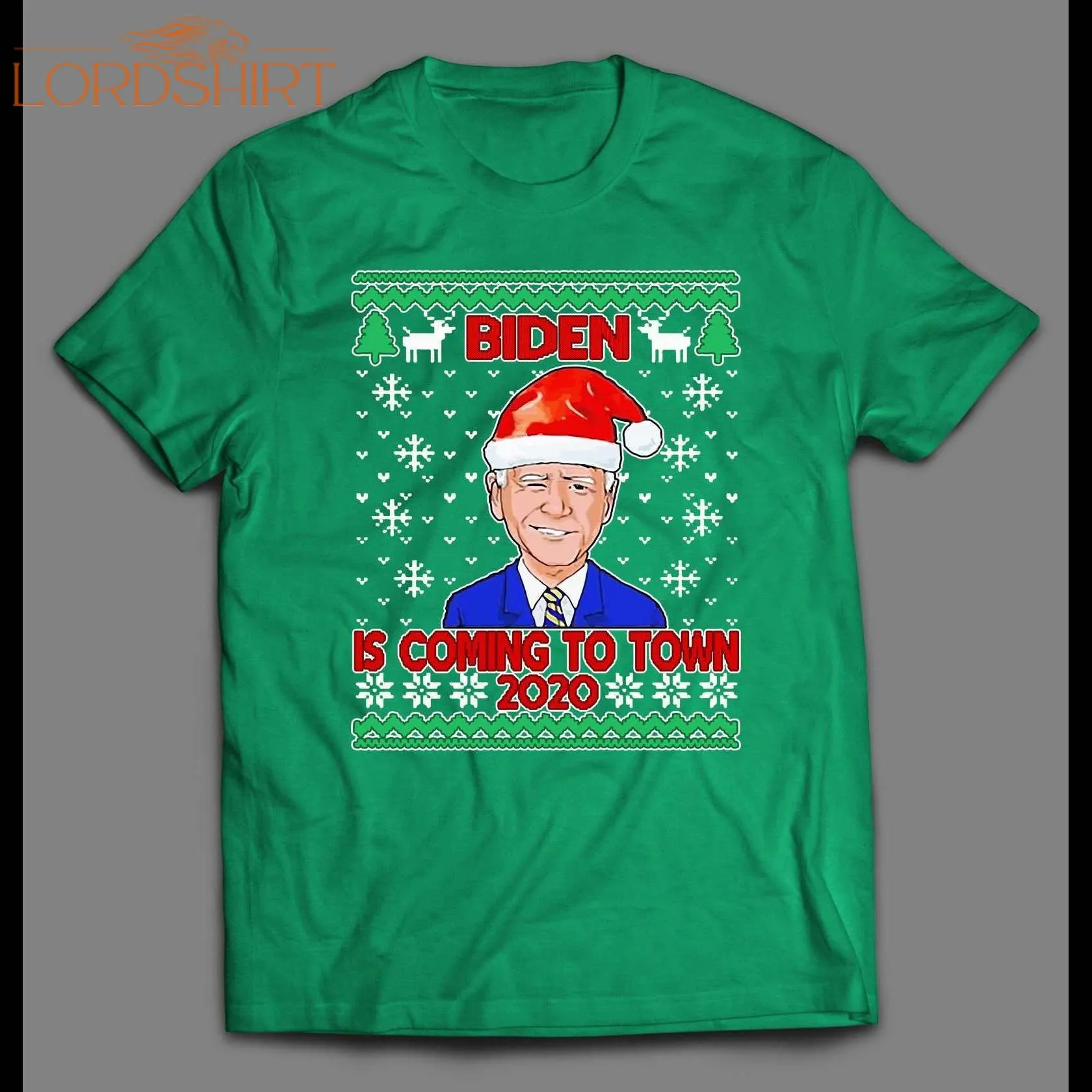 Biden Is Coming To Town 2020 Sleepy Joe Holiday Shirt