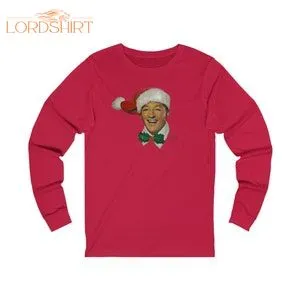 Bing Crosby White Christmas Vintage Feel Unisex Jersey