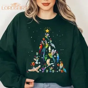 Birds Christmas Tree Shirt Bird Lover Gifthummingbird