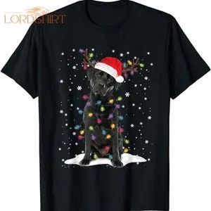 Black Lab Labrador Christmas Tree Light Pajama Dog Xmas 2