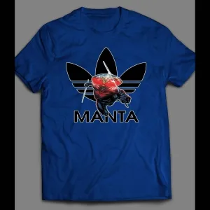 Black Manta Athletic Wear Parody Shirt