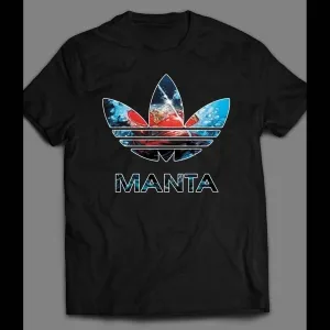 Black Manta Comic Book Art Athletic Wear Parody Shirt