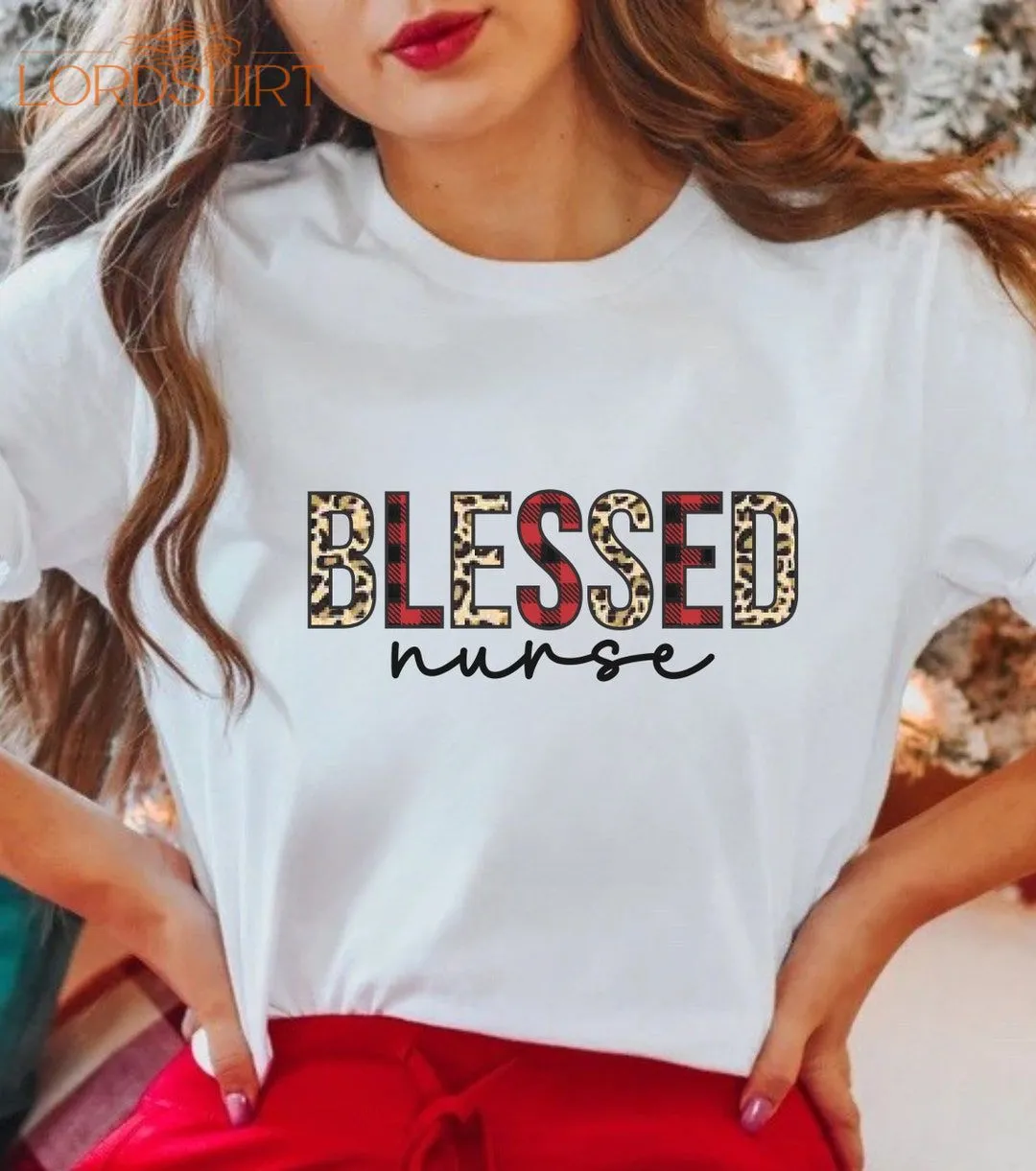 Blessed Nurse Christmas Tshirt