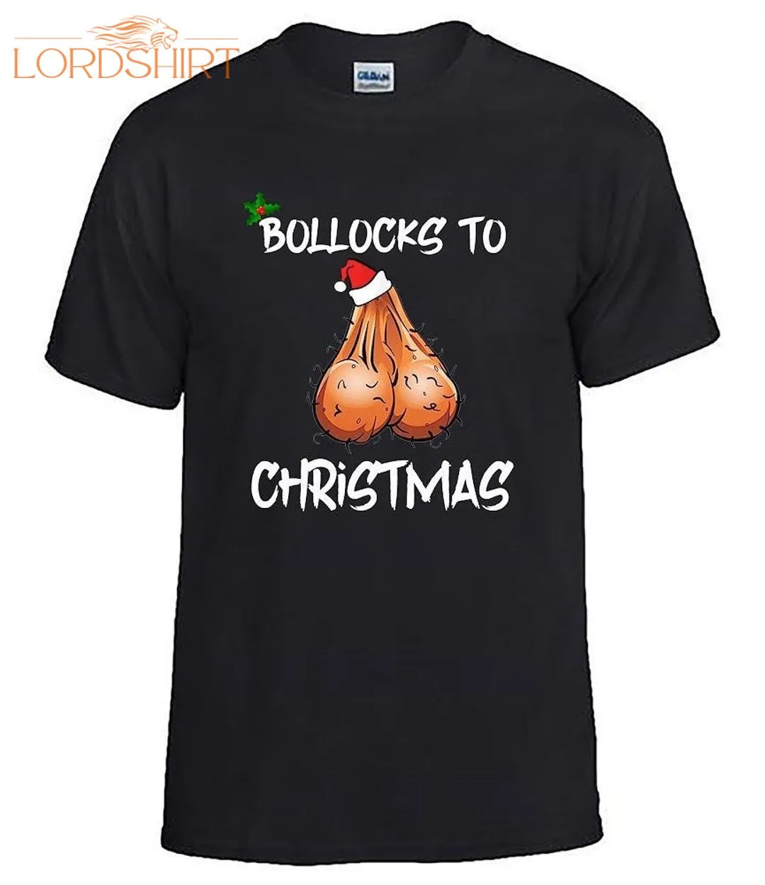 Bollocks To Christmas Fun/novelty/rude Christmas Tshirt