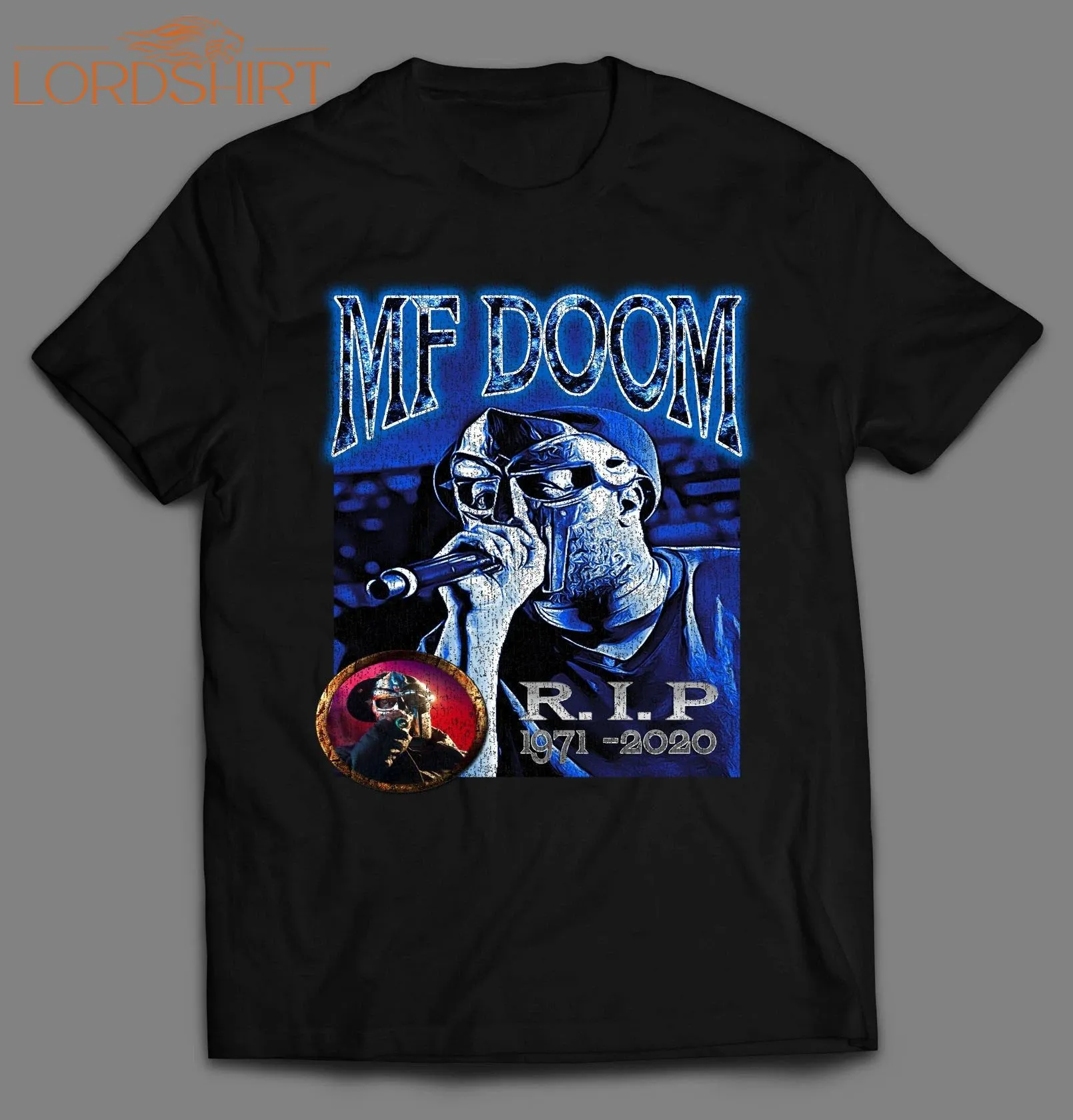 Bootleg Retro Style Mf Doom The Rapper Hip Hop Shirt