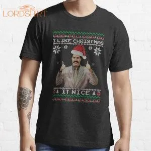 Borat Funny Christmas Tshirt Essential .jpg T-shirt