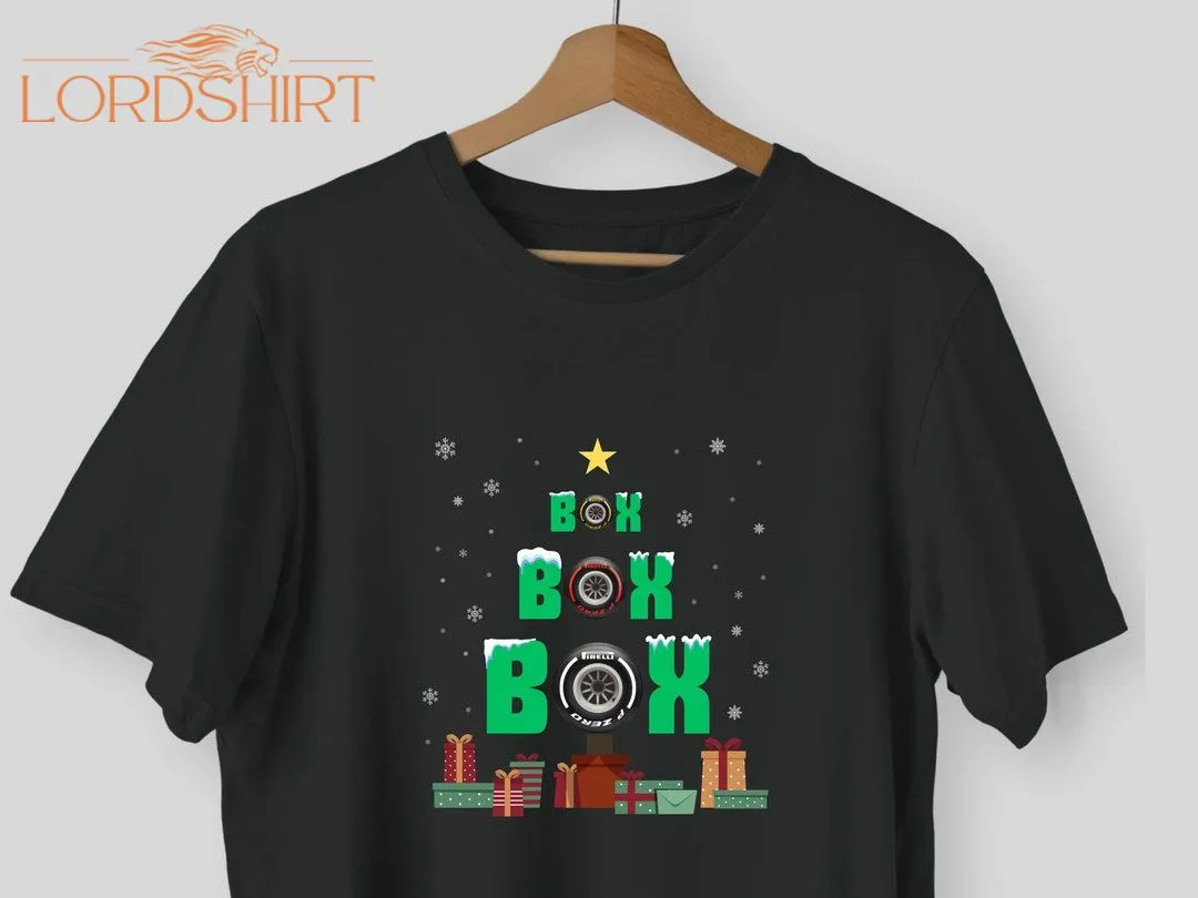 Box Box Box Formula 1 Christmas T-shirt It's Lights