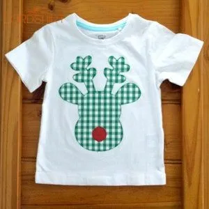 Boys Christmas Shirt T-shirt Rudolf Shirt Christmas Top