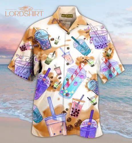 Bubble Tea Hawaiian Shirt