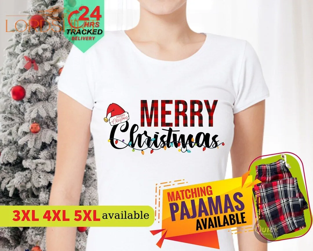 Buffalo Plaid Christmas Shirt Merry Christmas Shirt