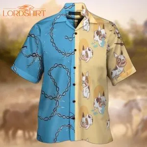 Bulldog Aloha Hawaiian Shirt