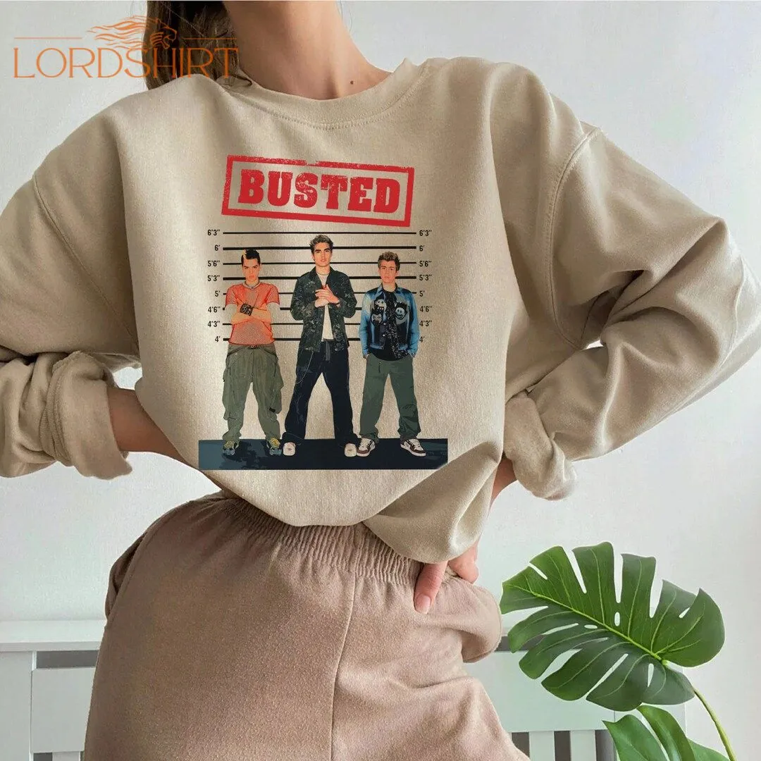 Busted Tour T-shirt Music Band Shirt Sweater Busted 2023 Women