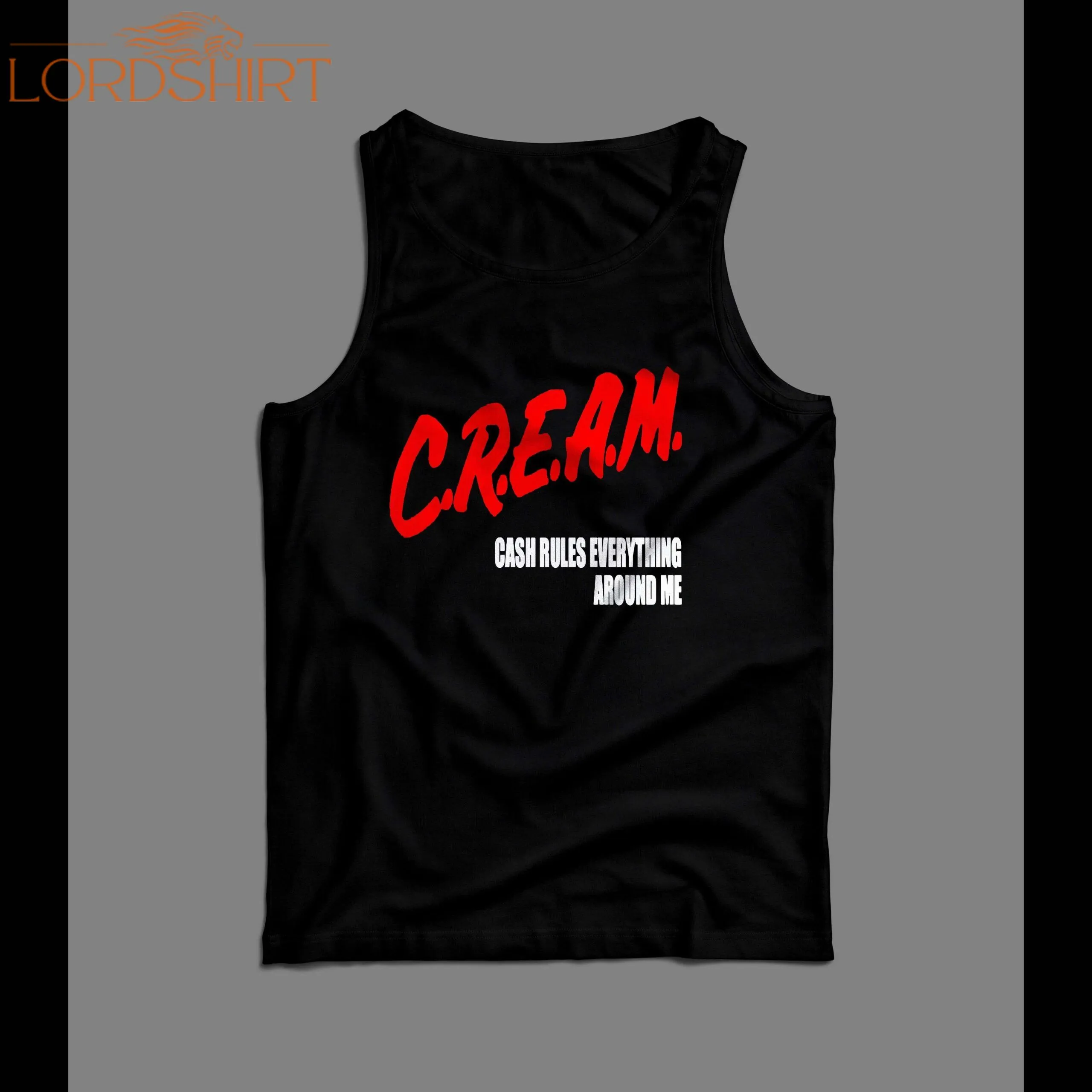 C.r.e.a.m Cash Rules Everything Me Hip Hop Men's Tank Top