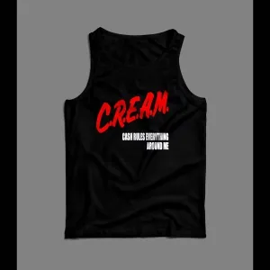 C.r.e.a.m Cash Rules Everything Me Hip Hop Men's Tank Top