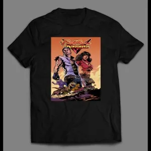 Cadillac's And Dinosaurs Retro Video Game Comic Art Shirt