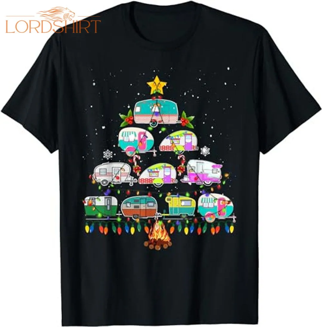 Camper Christmas Tree Vehicles Camping Rving Trailers Gift