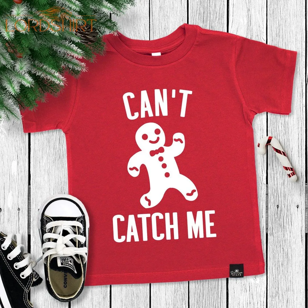 CAN'T CATCH ME Gingerbread Man Boy's Christmas