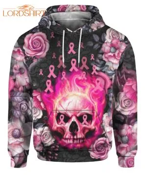 Cancer Skull Pink 3d All Over Print