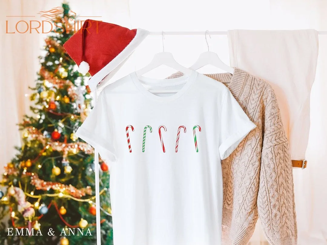 Candy Cane Shirt Christmas Shirts For Women Christmas