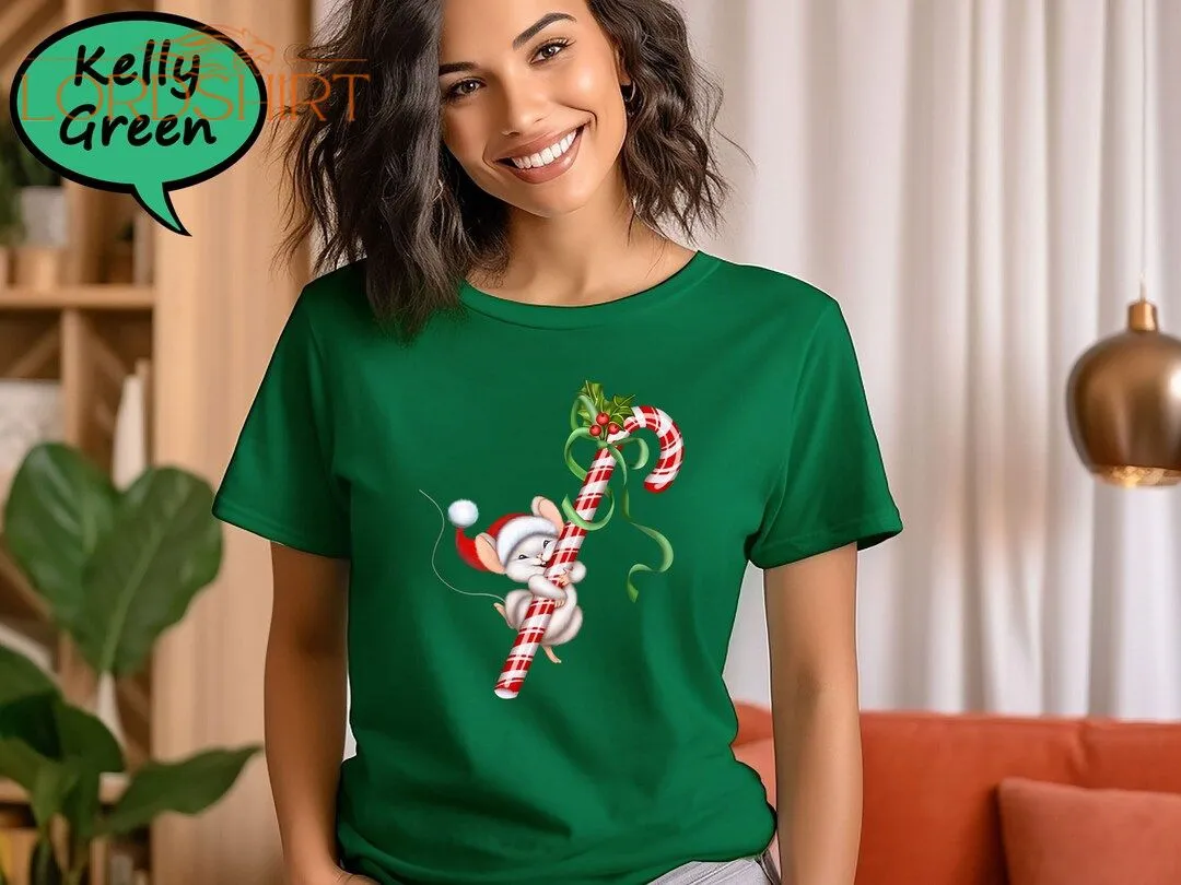 Candy Cane Shirt Cute Christmas T-shirt Christmas Candy