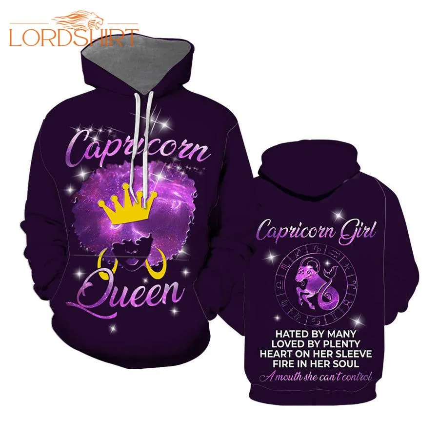 Capricorn Girl Queen 3d All Over Print