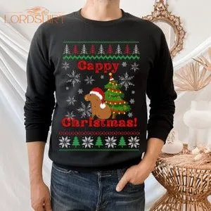 Capybara Christmas Sweatshirt Holiday Sweater Funny Capybara