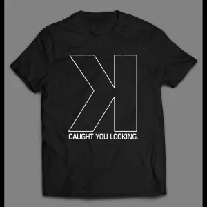 Caught You Looking Pitcher Strike Out Baseball Shirt