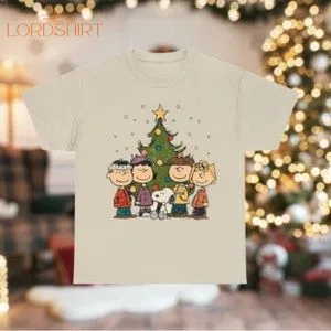 Charlie Brown Christmas T-shirt Christmas Cartoon Dog Tee