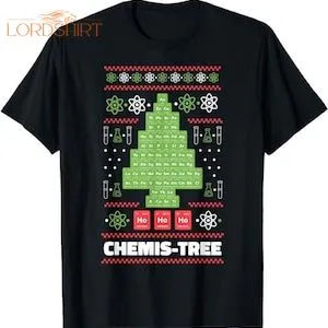 Chemistree Science Christmas Tree Chemistry Chemistry T-shirt