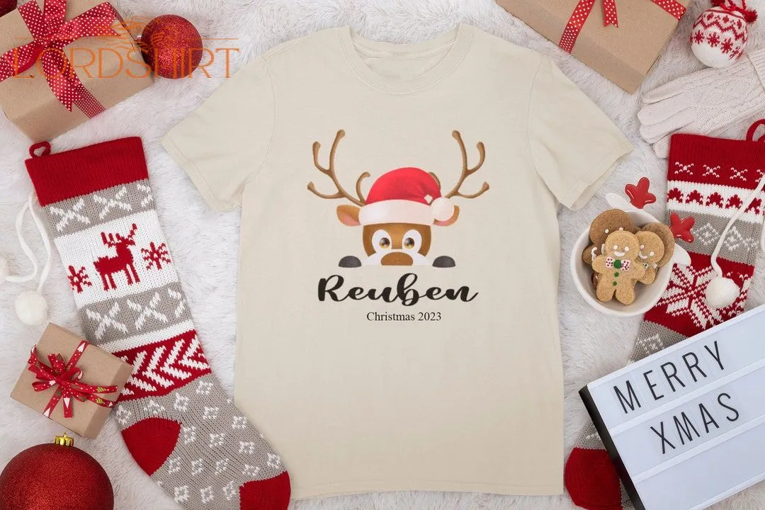 Children's Christmas 2023 T-shirt Personalised Christmas