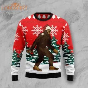 Christmas Bigfoot Ugly Christmas Sweater