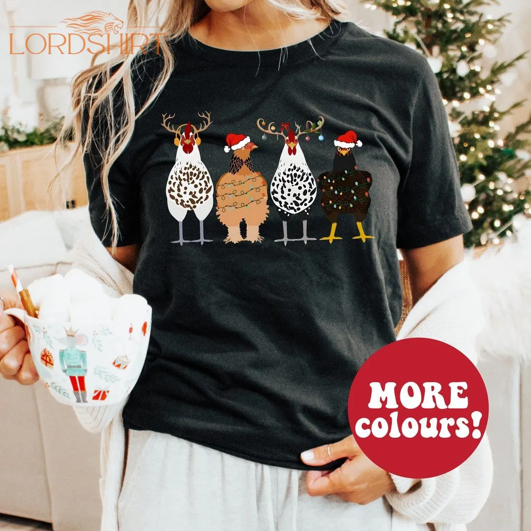 Christmas Chickens T-shirt Chicken T-shirt Christmas Chook