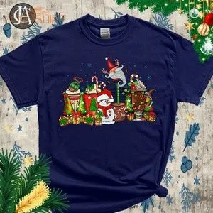 Christmas Coffee Cups T Shirt Christmas Clothing Christmas