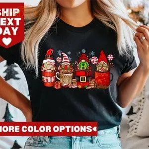 Christmas Coffee Shirt Gnome Christmas Shirt Christmas